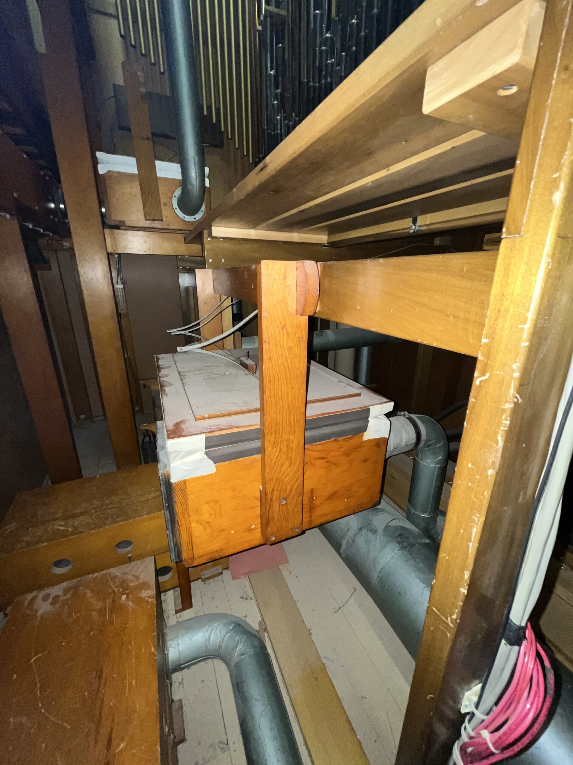 In early 2026, RRPOC removed, rebuilt, and returned five reservoirs to Christ Episcopal Church in Little Rock, AR. Wind pressures were reset, and the Récit received a full tuning upon the return of the reservoirs